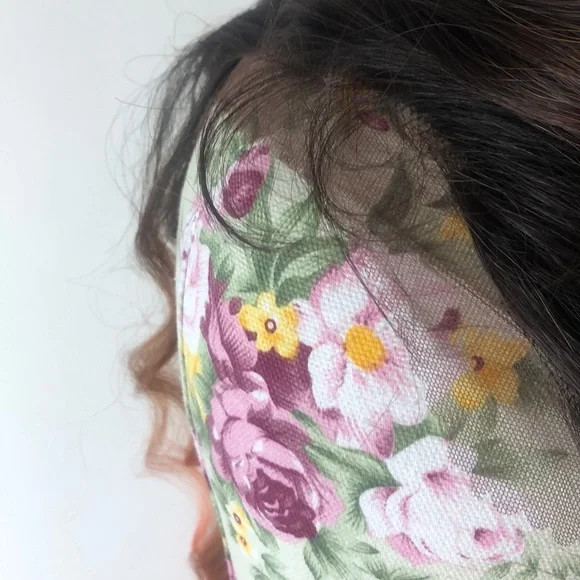 30” ORANGE BROWN OMBRÉ CELEB WAVY LACE-FRONT WIG